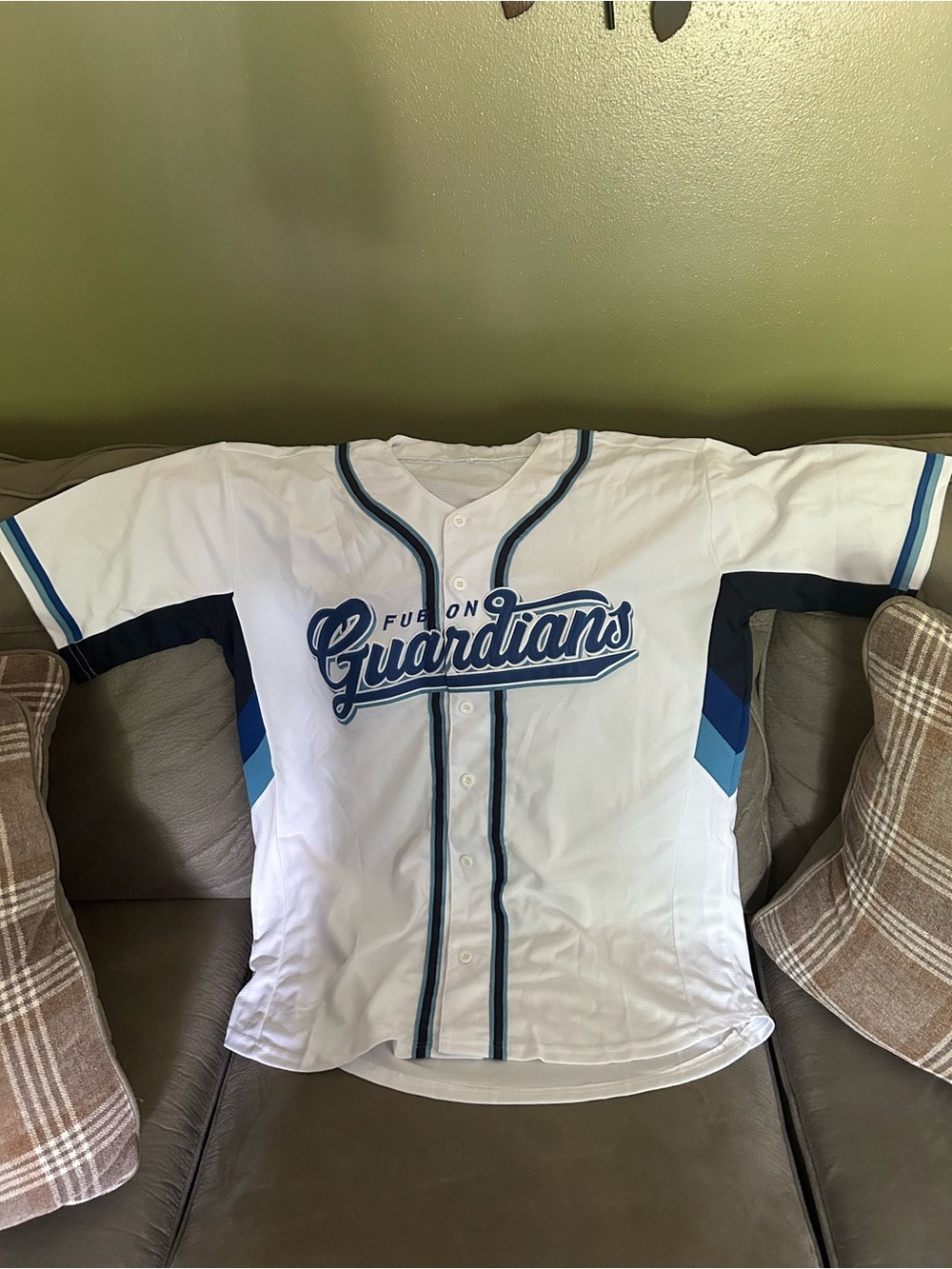 CPBL Taiwan Fubon Guardians Custom Baseball Jersey Size XLarge